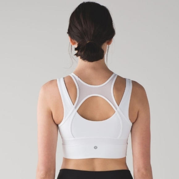 lululemon athletica Other - Lululemon Double Tap Bra II. Off White. Size 4. Flaw, Stains.